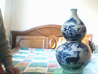 青花胡卢瓶,来自藏友liji805033-陶瓷-明清-藏品