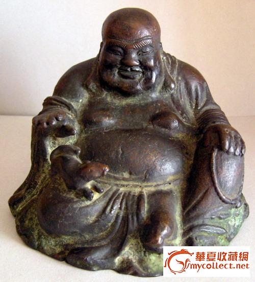 大明宣德年制 铜的弥勒佛