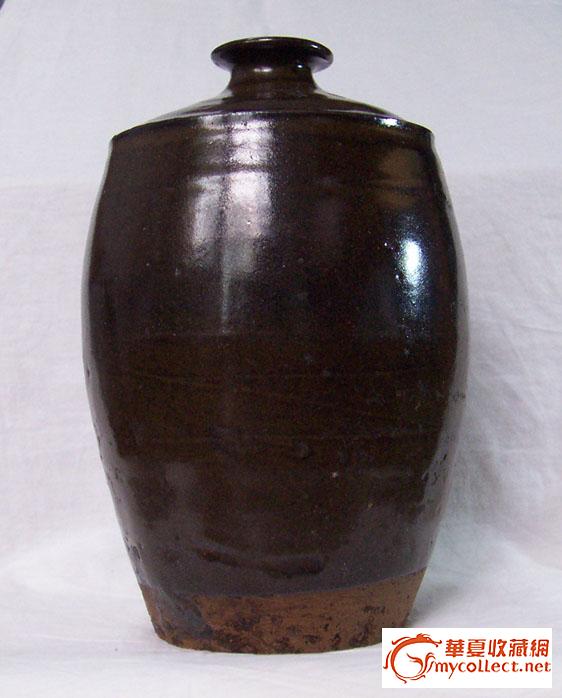 磁州窑 黑釉梅瓶,来自藏友山水郎-陶瓷-明清-藏