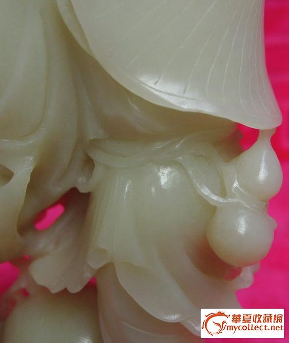 和田糖白玉“渔翁得利”人物雕件!达到羊脂级!?