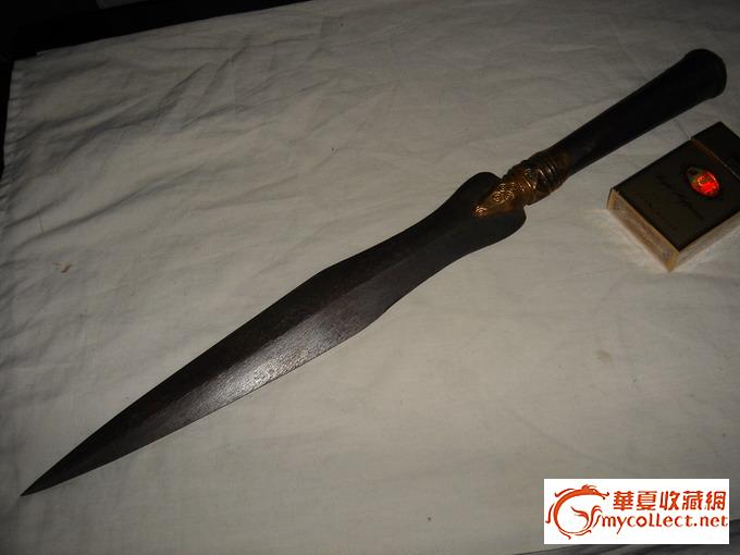 清代异型武器之特大型的长矛漂亮难得长达半米
