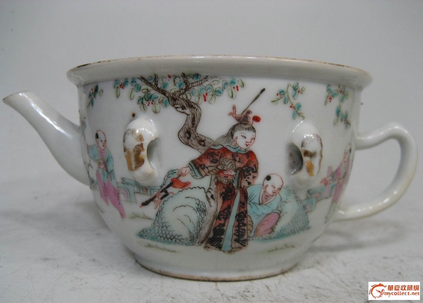 一只没盖子的壶--2500购于上海文物总店_一只