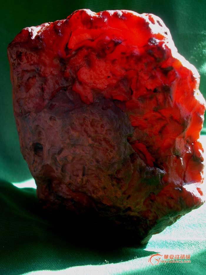 极为罕见的天然红玛瑙原石_极为罕见的天然红