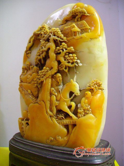 寿山石摆件_寿山石摆件鉴定_来自藏友紫玫瑰