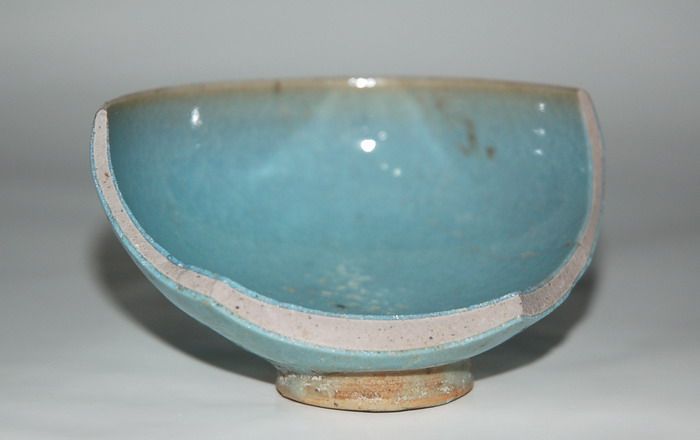 天青釉钧瓷小碗_天青釉钧瓷小碗鉴定_天青釉