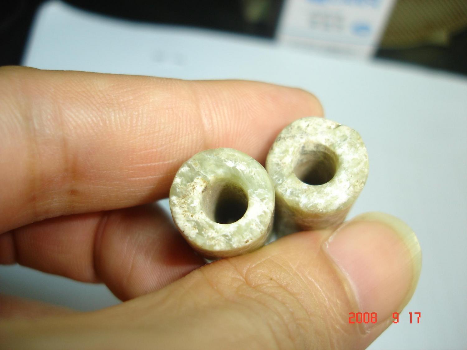 做标本的良渚玉管,来自藏友dou_119-玉器-高古