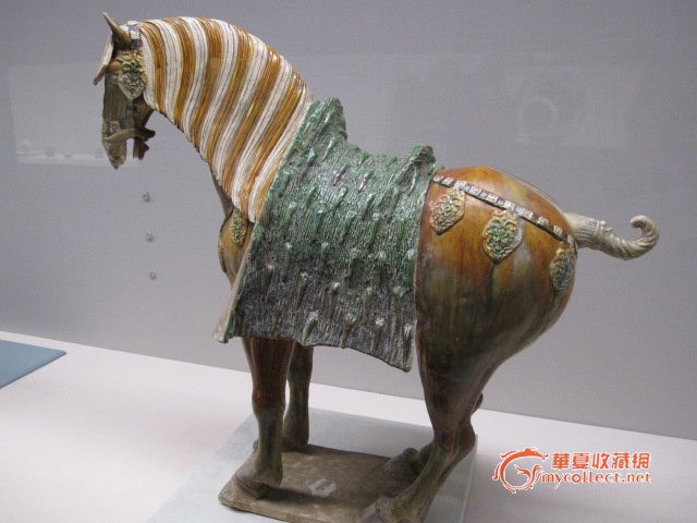 日本东京国立博物馆藏中国瓷器---之八唐三彩骆