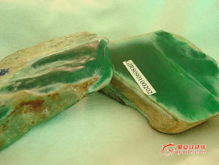 老坑冰种满绿翡翠明料_老坑冰种满绿翡翠明料鉴定_来自藏友璇韵翡翠赌石_玉石鉴定_翡翠玉石鉴定_古玩鉴定估价_华夏收藏网