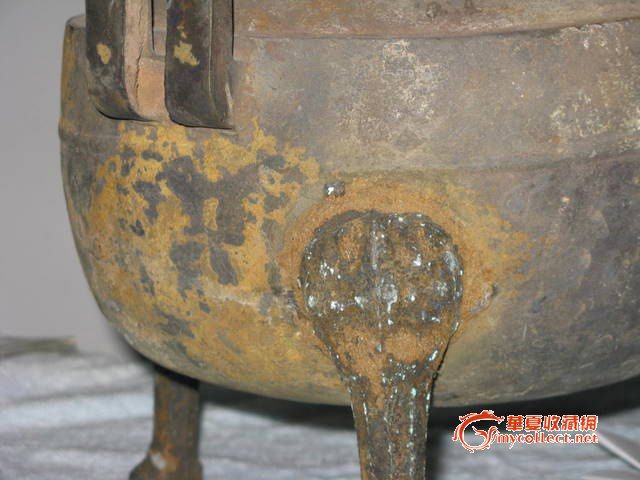 战国铁足铜鼎2,来自藏友dukeming-铜器-其它-藏