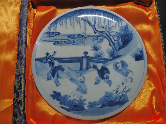 青花瓷板,来自藏友千年狐-陶瓷-明清-藏品鉴定
