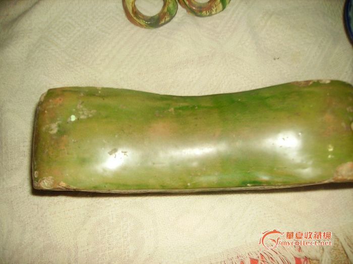 金双鱼枕,是琉璃吗?鉴定_来自藏友abc123梦回