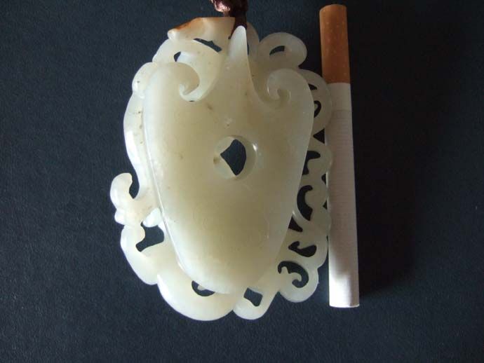 ji鸡心佩,来自藏友一飞落色-玉石-和田-藏品鉴定