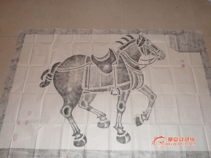 昭陵六骏拓片                    