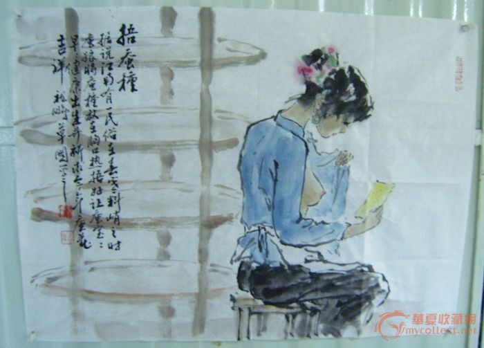 有江南特色的水墨画一张，随评无妨,来自藏友渔鱼者-字画-其它-藏品鉴定估价-华夏收藏网