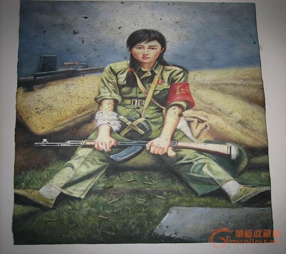 红卫兵油画(使命)