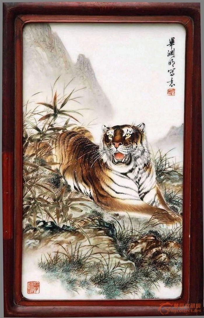 瓷板画