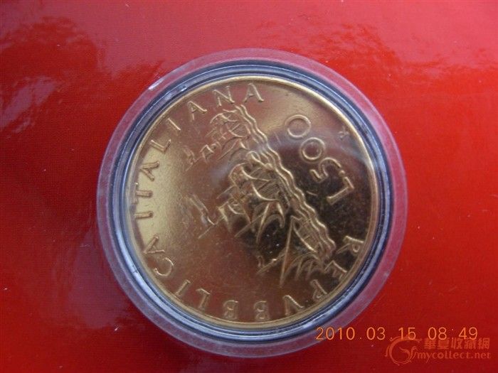 2000年意大利世界杯冠军镀金纪念币限量版_2