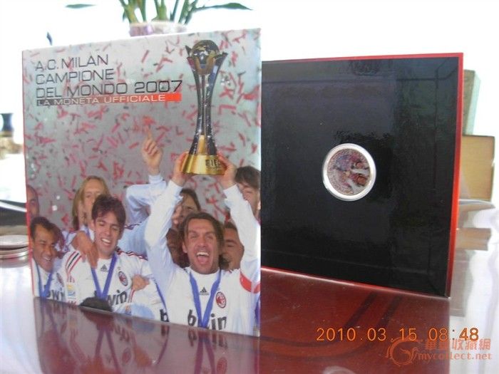 2000年意大利世界杯冠军镀金纪念币限量版,来