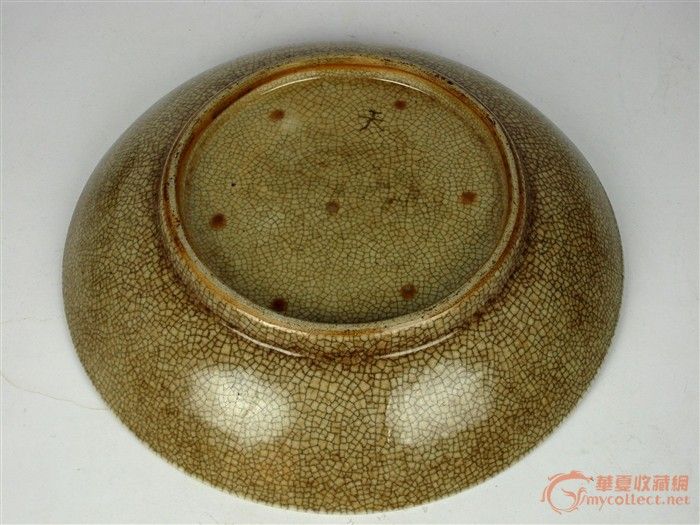 仿哥窑盘_仿哥窑盘鉴定_来自藏友大连古玩店