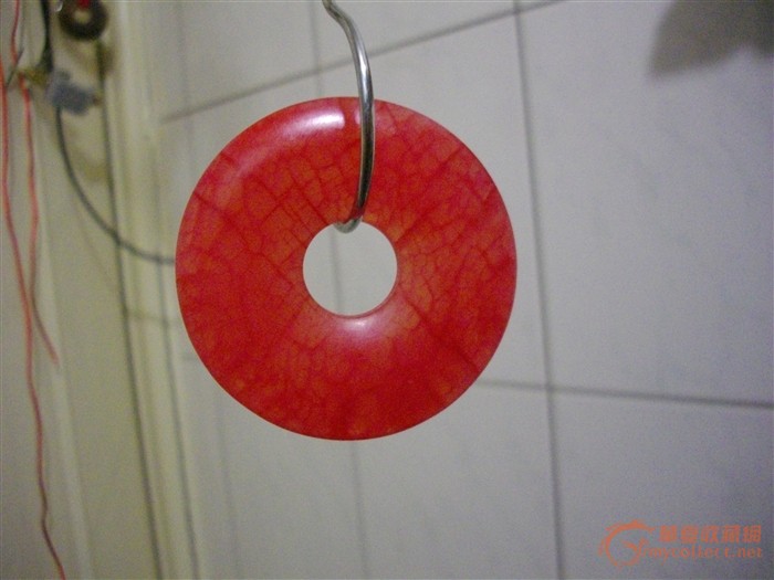 一对【红色】圆壁玉,来自藏友杨小邪-玉石-和田