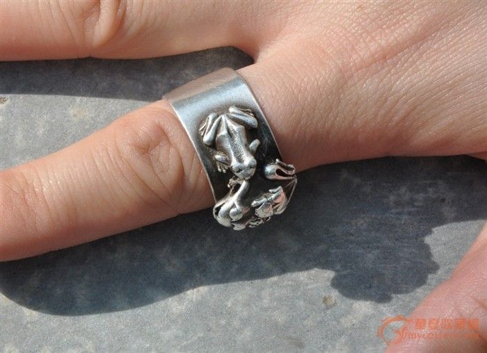 银戒指,来自藏友大娘-钟表西洋器-西洋金银器-藏品鉴定估价-华夏收藏网