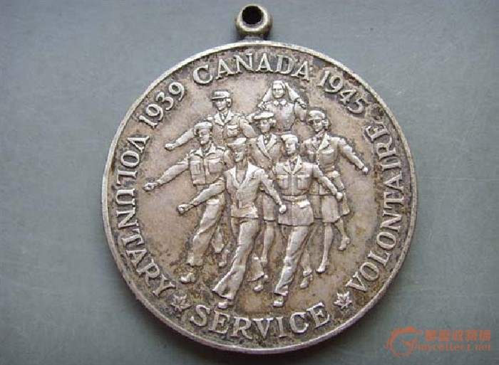 二战加拿大志愿服役银质勋章