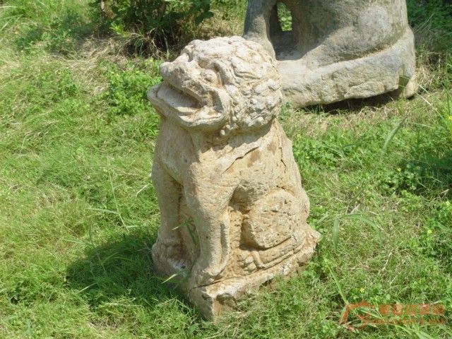 石雕朝天犼_石雕朝天犼鉴定_来自藏友源泉博