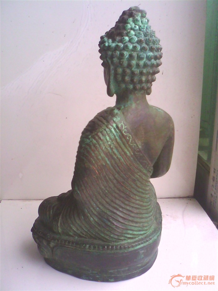 释迦牟尼铜佛像佛,来自藏友大肚度-铜器-其它-藏品鉴定估价-华夏收藏网
