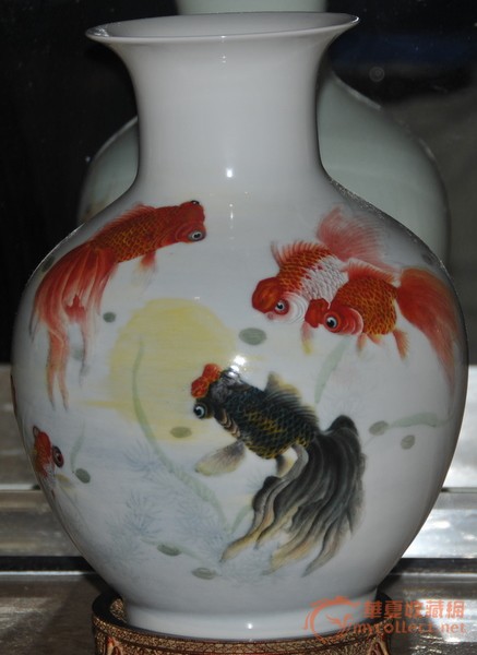 轻工部陶瓷研究所1996年制白瓷瓶_轻工部陶瓷