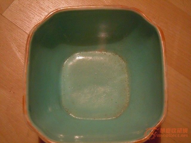 大清同治年制款方形碗,来自藏友charm119-瓷器