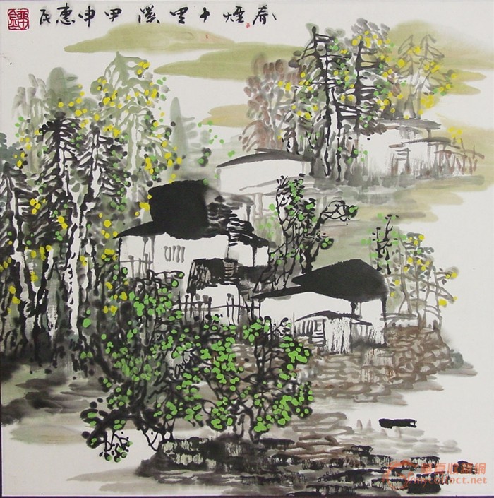 华夏收藏网2011年收藏新秀达人 刘惠民 山水画(一)