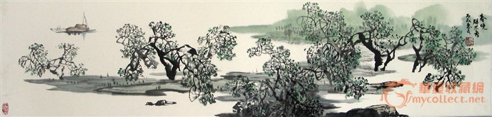 华夏收藏网2011年收藏新秀达人 刘惠民 山水画(二)