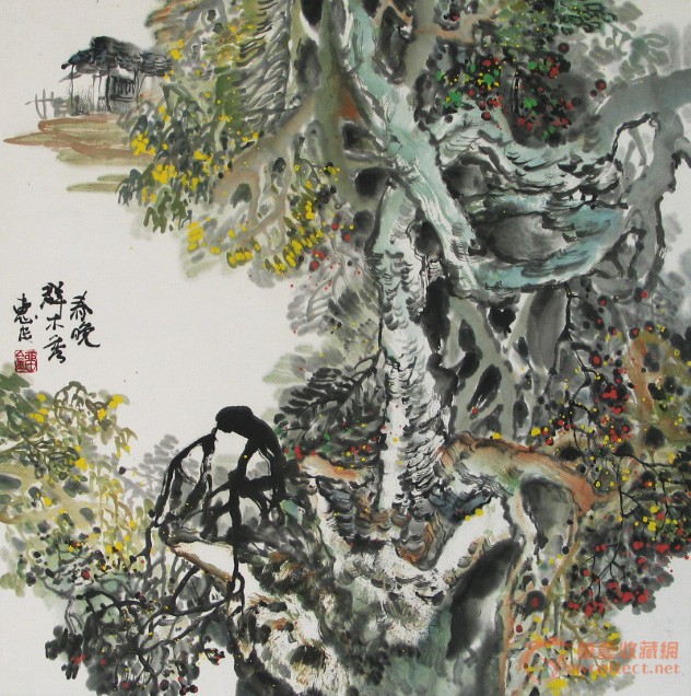 华夏收藏网2011年收藏新秀达人 刘惠民 山水画(二)