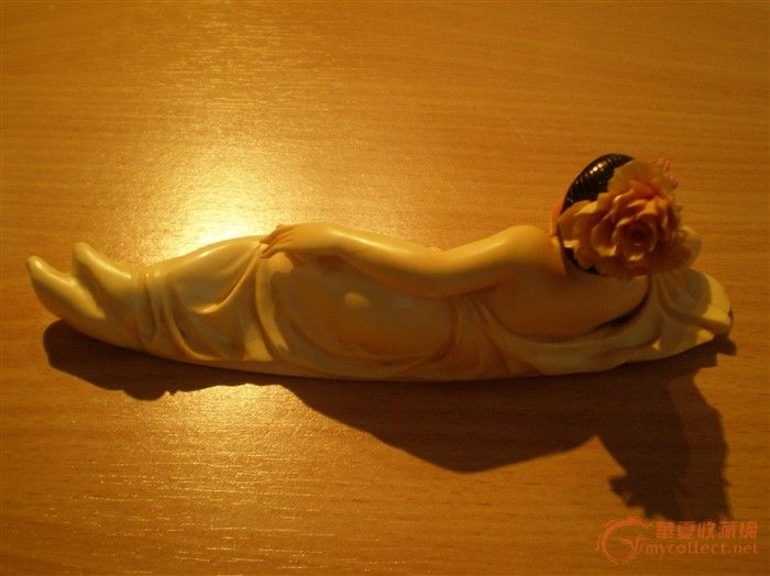 雕<em>祼女</em>,来自藏友黄伟桐-杂项-牙器-藏品鉴定估