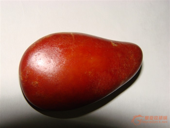 近几年罕见的真正的和田红玉籽料74克!