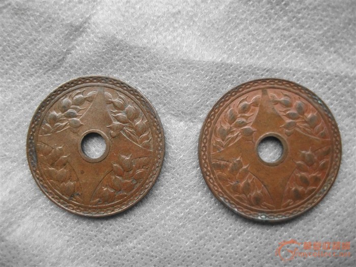 民国铜币2枚+二十二年