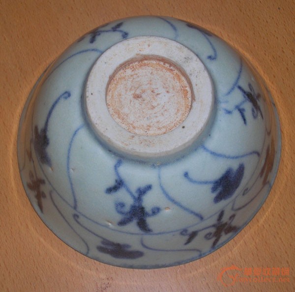 清中期民窑青花碗