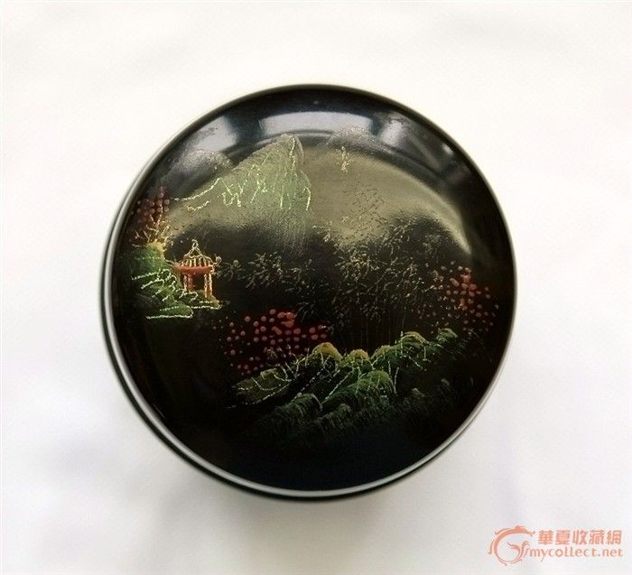 温州漆器——茶叶罐图片
