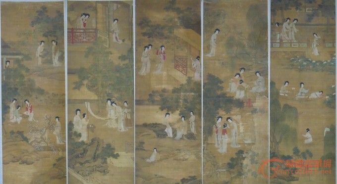 12幅全套清代-吴达仕女图绢画(交流)_12幅全套清代-吴达仕女图绢画(交流)鉴定_12幅全套清代-吴达仕女图绢画(交流)估价_12幅全套清代-吴达仕女图绢画(交流)真假辨别_来自藏友yesdog_字画_古代_古玩鉴定估价_华夏收藏网