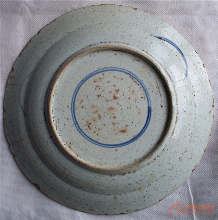 请专家看看这个青花瓷盘是什么时代的,来自藏