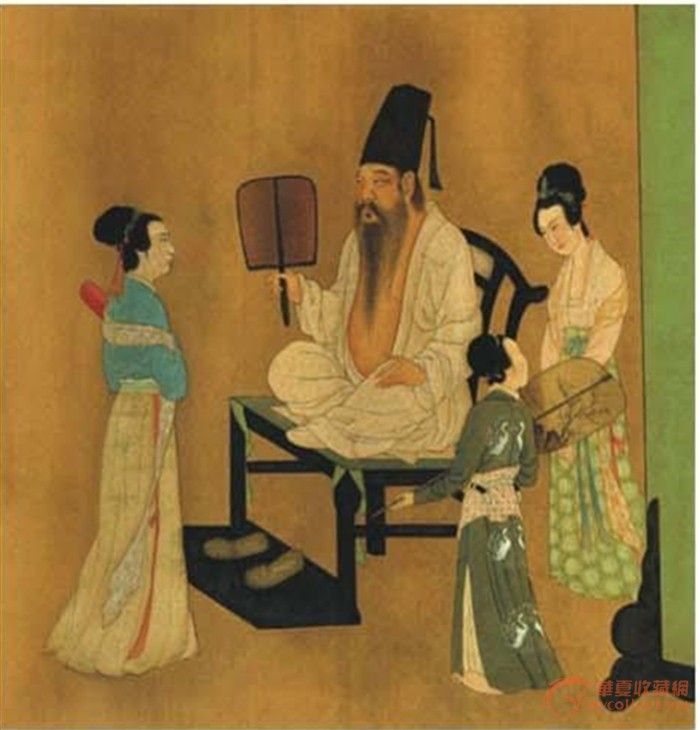 看看这幅巨作中的瓷器!《韩熙载夜宴图》即将