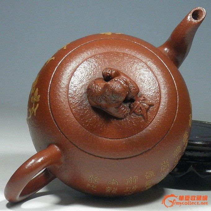 台湾回流老壶 上世纪老朱泥 母子平安_台湾回