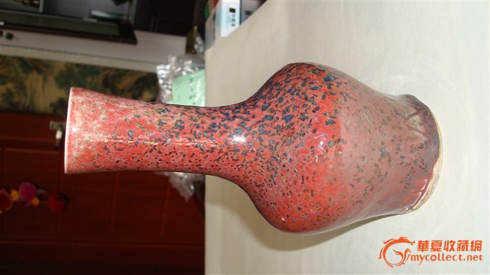 豇豆红瓶,来自藏友杨寿敏-陶瓷-其它-藏品鉴定