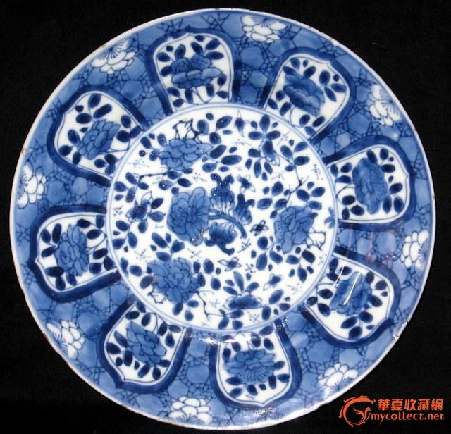 青花盘子高清图片