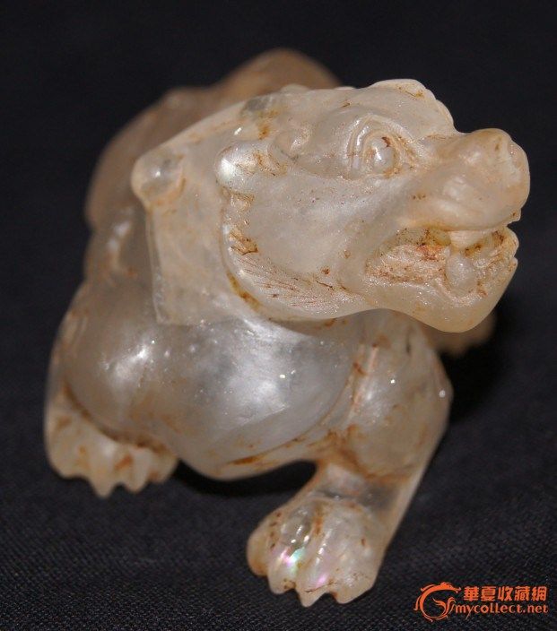 汉代水晶天禄辟邪_汉代水晶天禄辟邪鉴定_来