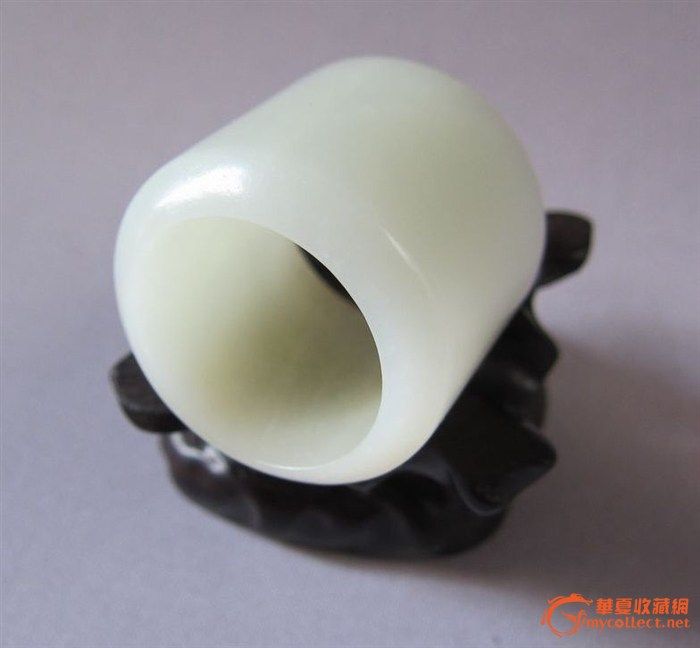 老玉扳指_老玉扳指鉴定_来自藏友mmhlh_玉石鉴定_明清玉石鉴定_古玩鉴定估价_华夏收藏网