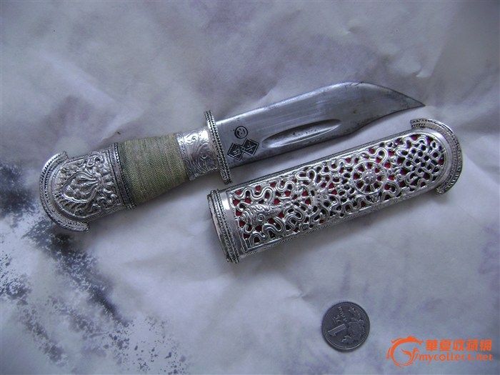 【藏刀】卡萨刀_【藏刀】卡萨刀鉴定_来自藏友天翁_杂项鉴定_其它杂项鉴定_古玩鉴定估价_华夏收藏网