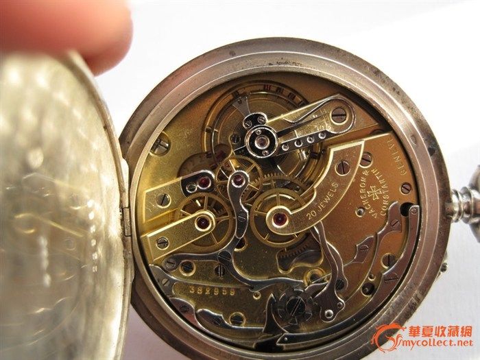 多功能.VC.江诗丹顿.罕见古董军表.珐琅白瓷面