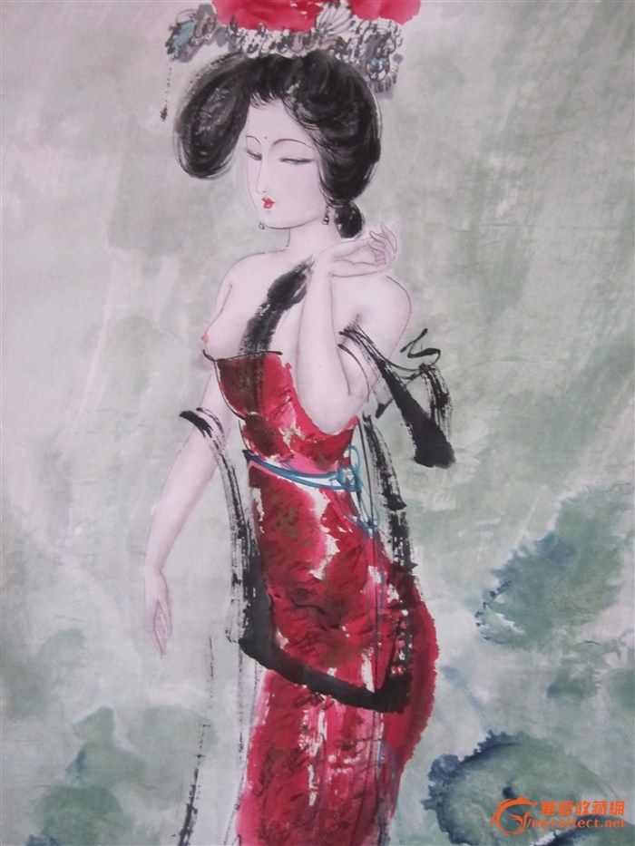 <em>侍女</em>图_<em>侍女</em>图鉴定_来自藏友许茗泽_字画鉴定