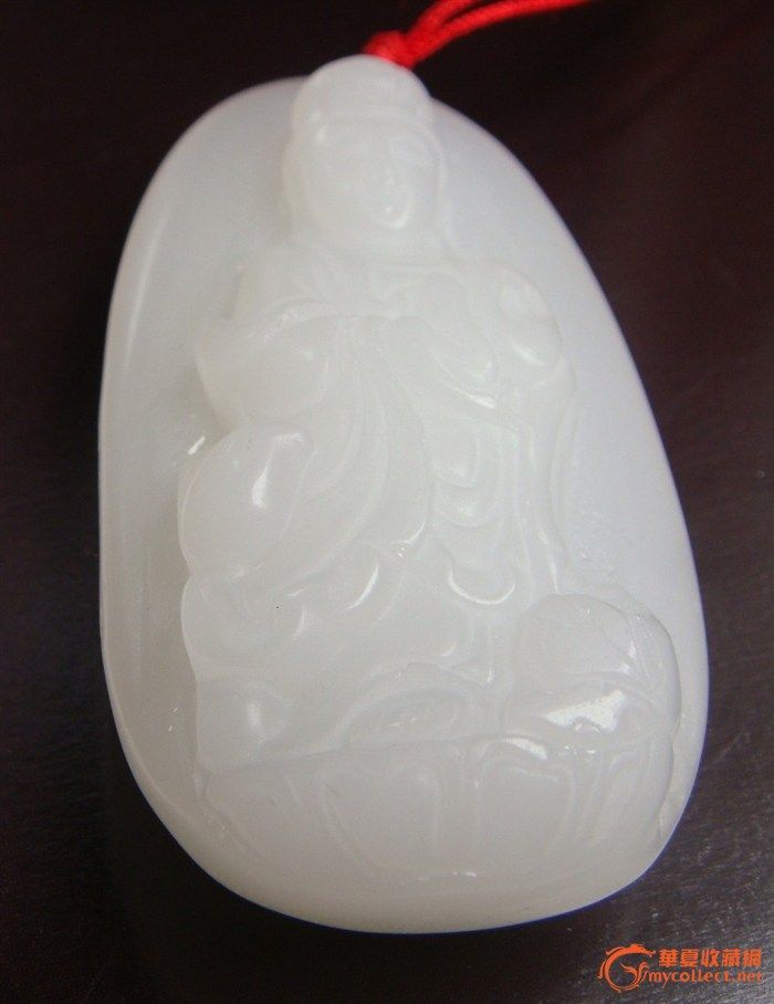 可爱的观音,羊脂吗?硝子吗?请帮忙看看_可爱的观音,羊